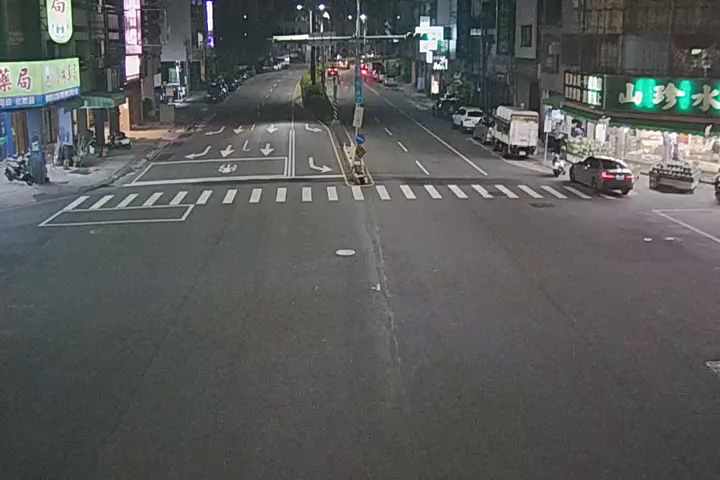 台中市北區忠明路/西屯路(右側車流往中清路方向)