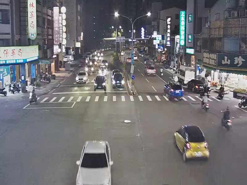 忠明路/西屯路(右側車流往中清路方向)