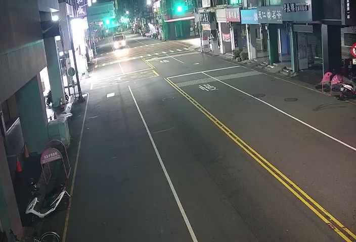 中正路/博愛街(右側車流往廟東夜市)