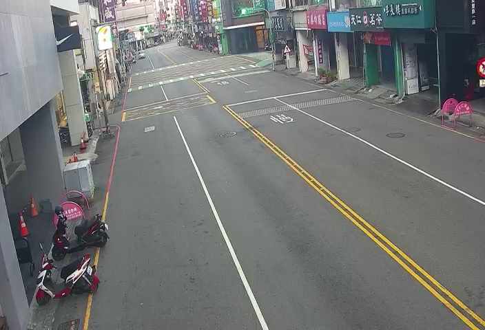 中正路/博愛街(右側車流往廟東夜市)