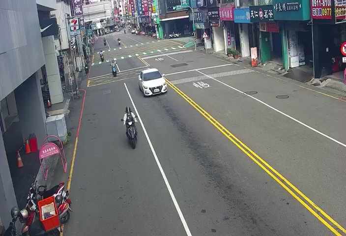 中正路/博愛街(右側車流往廟東夜市)