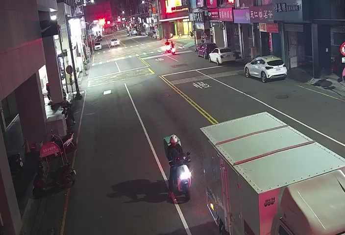 中正路/博愛街(右側車流往廟東夜市)