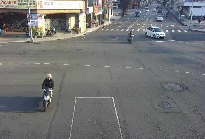 雙十路/精武路(右側車流往臺灣體育大學)