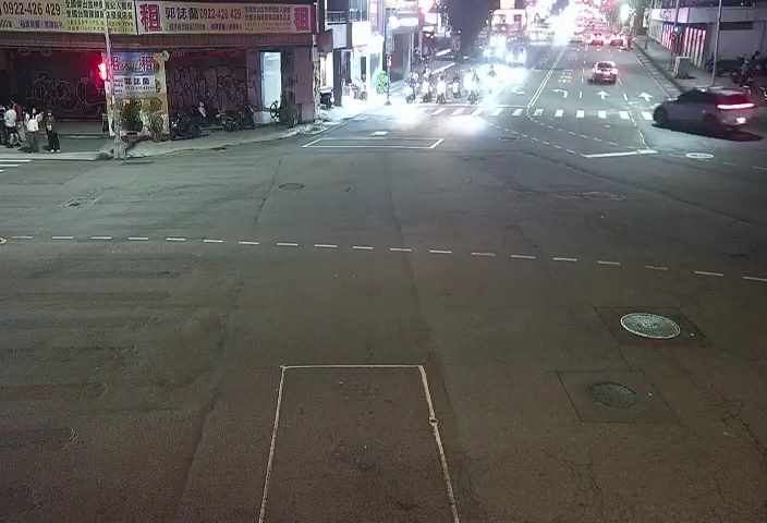台中市北區雙十路/精武路(右側車流往臺灣體育大學)
