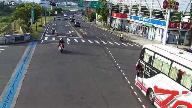 環中東路/六順路(右側車流往德芳南路)
