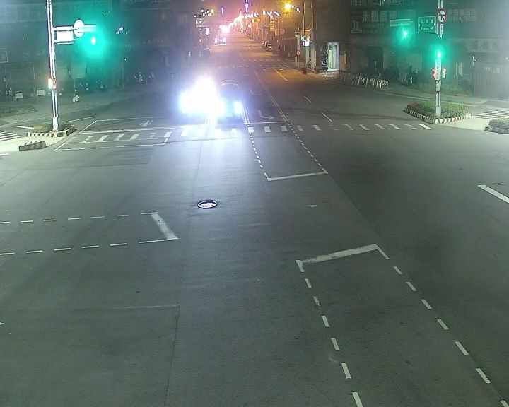 臺灣大道/五權路(右側車流往台中車站)