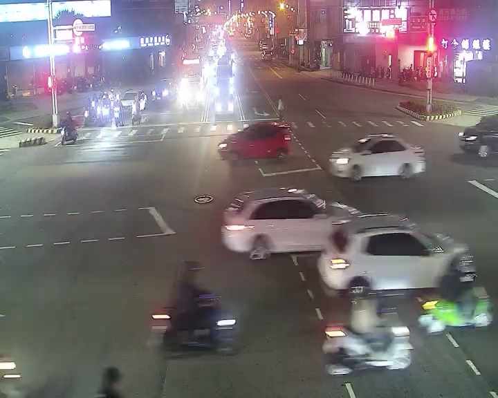 臺灣大道/五權路(右側車流往台中車站)