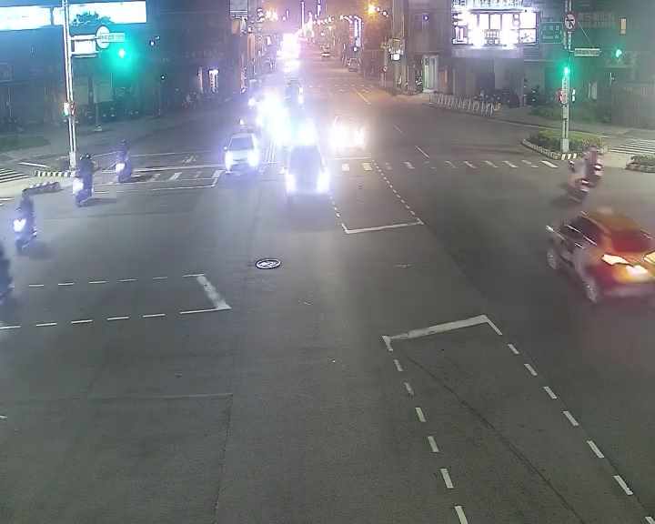 台中市西區臺灣大道/五權路(右側車流往台中車站)