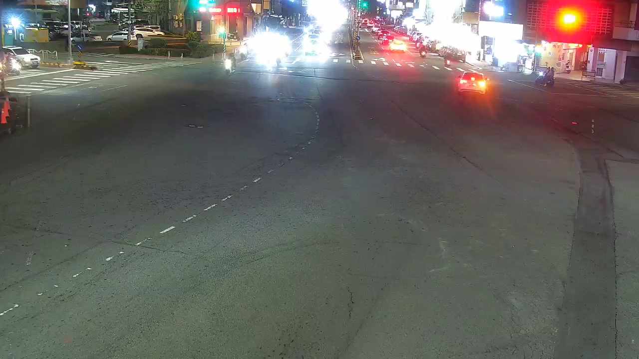 台中市北區三民路/五權路/崇德路(右側車流往北屯路)