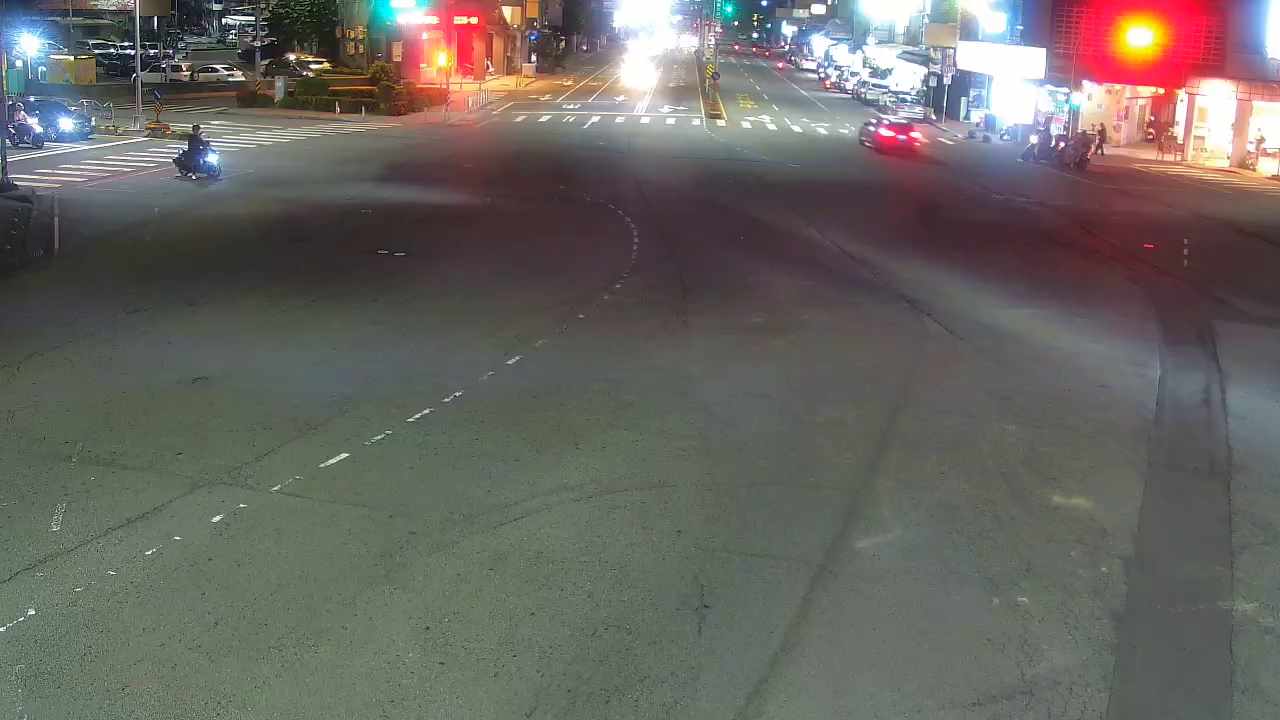 台中市北區三民路/五權路/崇德路(右側車流往北屯路)