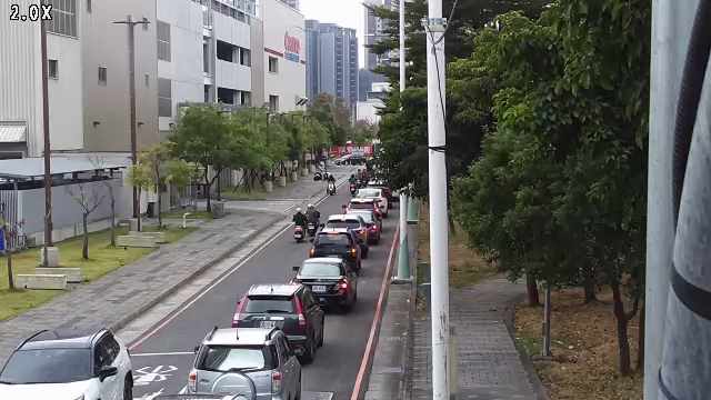 台中市北屯區敦富東街/南興北一路(右側車流往北屯總站)