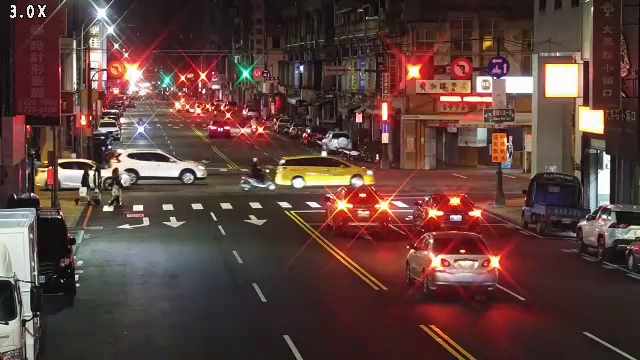 三民路二段/成功路(右側車流往建國北路)