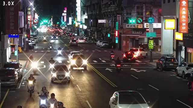 三民路二段/成功路(右側車流往建國北路)