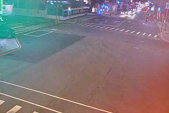 臺灣大道/柳川西路(右側車流往建國路)