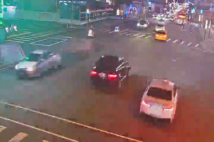 臺灣大道/柳川西路(右側車流往建國路)