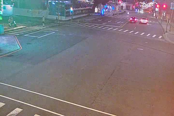 台中市中區臺灣大道/柳川西路(右側車流往建國路)