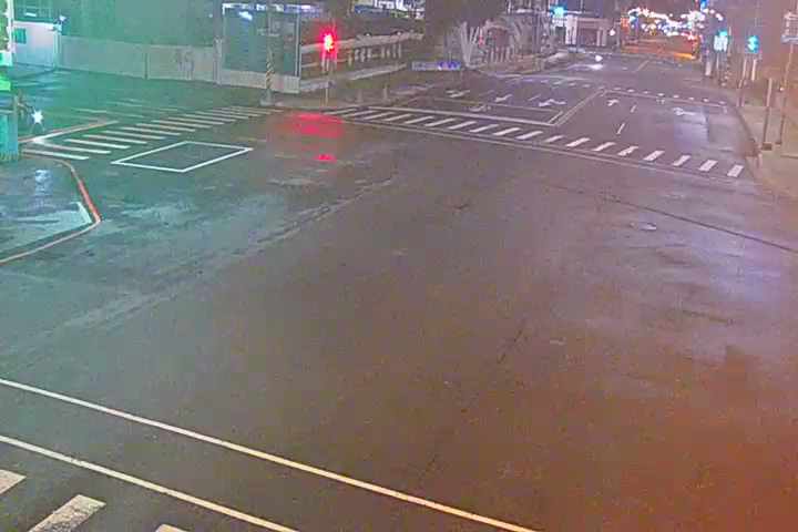 台中市中區臺灣大道/柳川西路(右側車流往建國路)