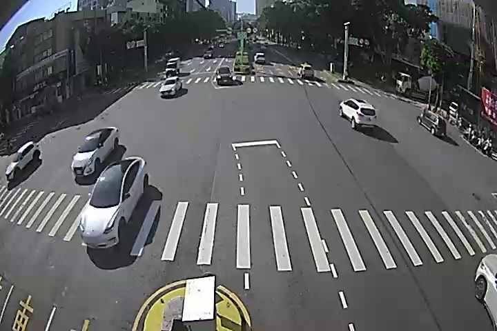 台灣大道/大墩路(右側車流往台中交流道)
