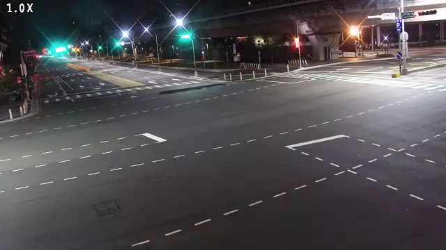 建國北路/文心南路(右側車流往東興路)