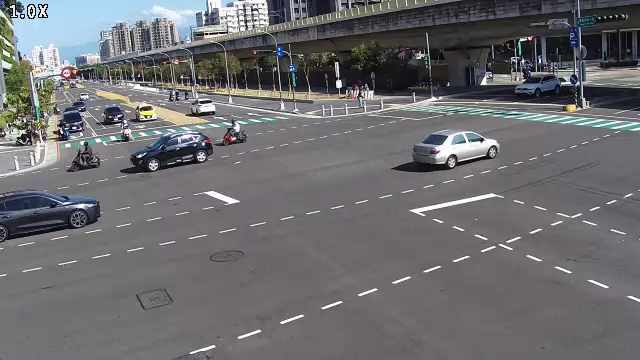 台中市南區建國北路/文心南路(右側車流往東興路)