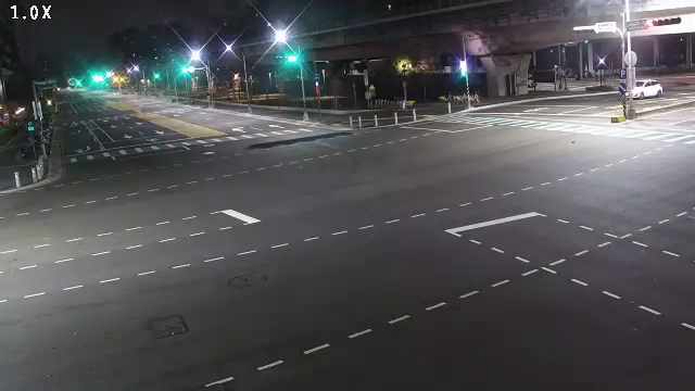 建國北路/文心南路(右側車流往東興路)