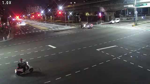 台中市南區建國北路/文心南路(右側車流往東興路)