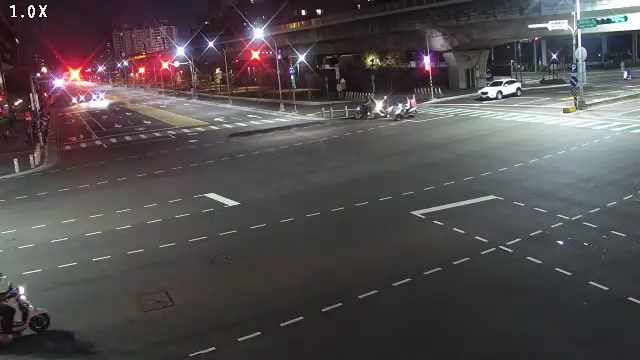 台中市南區建國北路/文心南路(右側車流往東興路)