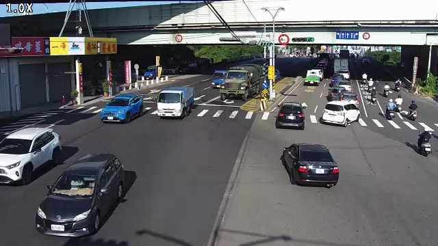 烏日區中山路二段/新興路(右側車流往彰化) Zhongshan Rd./Xinxing Rd.(Right side Traffic flow to Changhua)