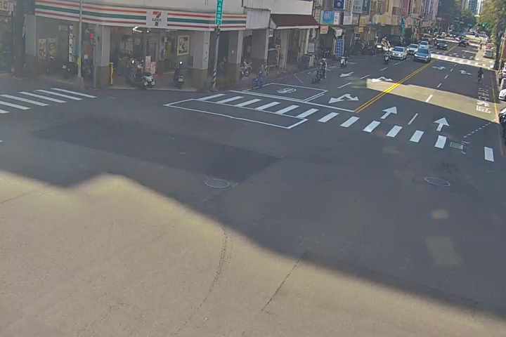 台中市西區向上路/東興路(右側車流往文心路)