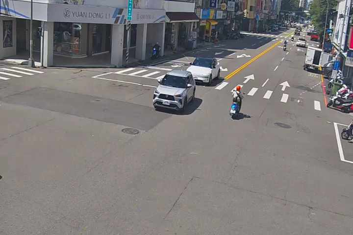 向上路/東興路(右側車流往文心路)