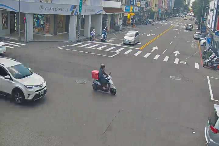 向上路/東興路(右側車流往文心路)
