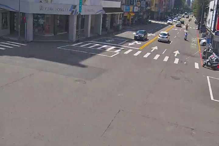 向上路/東興路(右側車流往文心路)