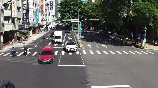 台中市西區五權路/民生路(右側車流往臺灣大道)