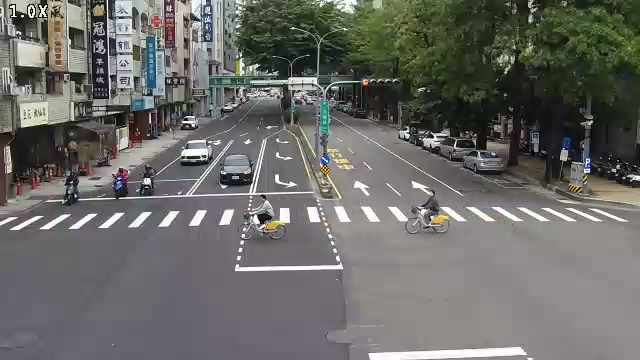 台中市西區五權路/民生路(右側車流往臺灣大道)
