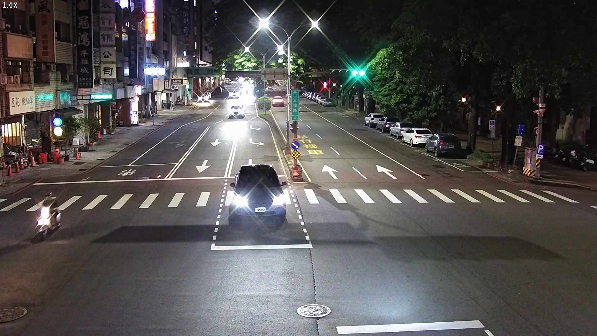 五權路/民生路(右側車流往台灣大道)Wuquan Rd./Minsheng Rd. (Right side Traffic flow to Taiwan Blvd)