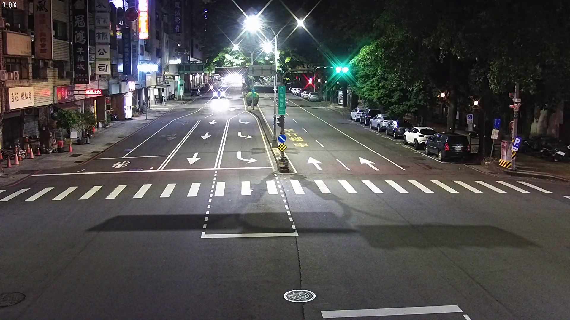 五權路/民生路(右側車流往台灣大道)Wuquan Rd./Minsheng Rd. (Right side Traffic flow to Taiwan Blvd)