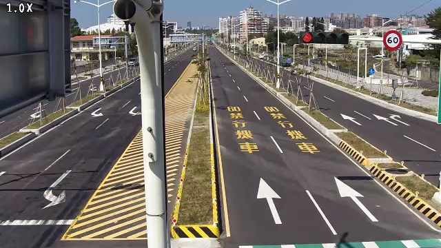 市政路/安和路(右側車流往工業區一路)