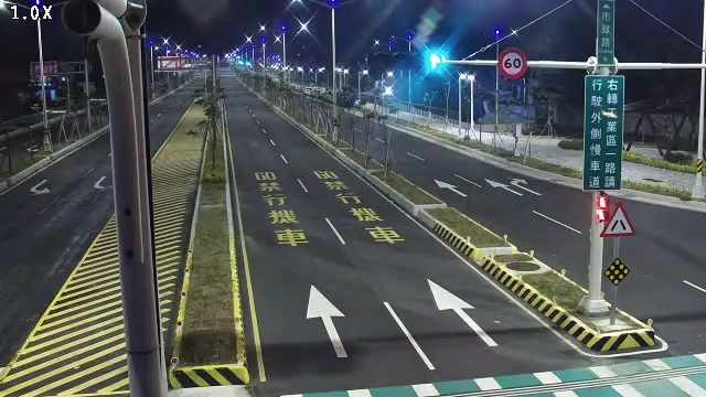 市政路/安和路(右側車流往工業區一路)