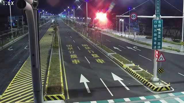 市政路/安和路(右側車流往工業區一路)