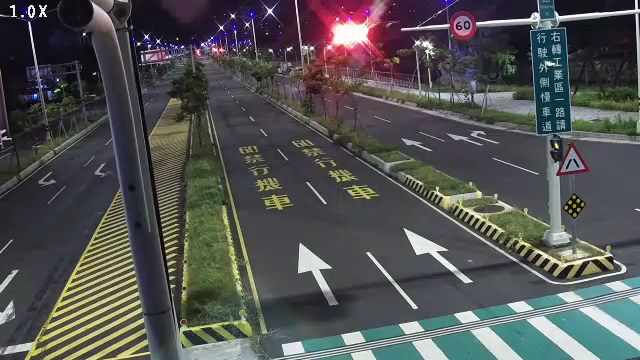 市政路/安和路(右側車流往工業區一路)