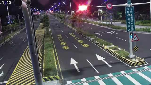 市政路/安和路(右側車流往工業區一路)