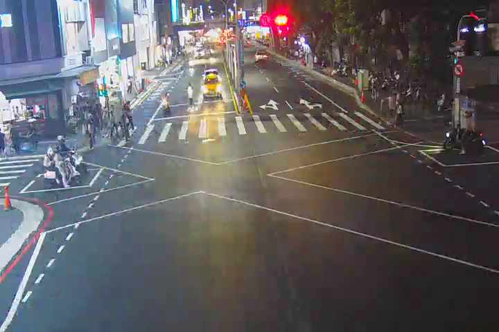 三民路/育才街(右側車流往公園路) Sanmin Rd./Yucai St.(Right side Traffic flow to Gongyuan Rd.)