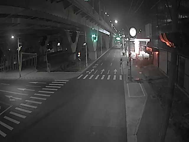 環中路/松竹路(右側車流往中清路)