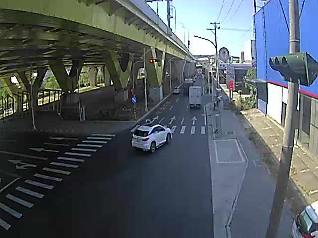 台中市北屯區環中路/松竹路(右側車流往中清路)