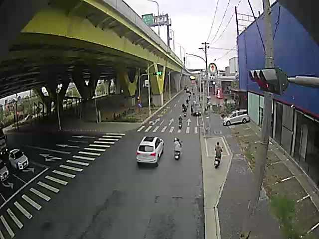 環中路/松竹路(右側車流往中清路)