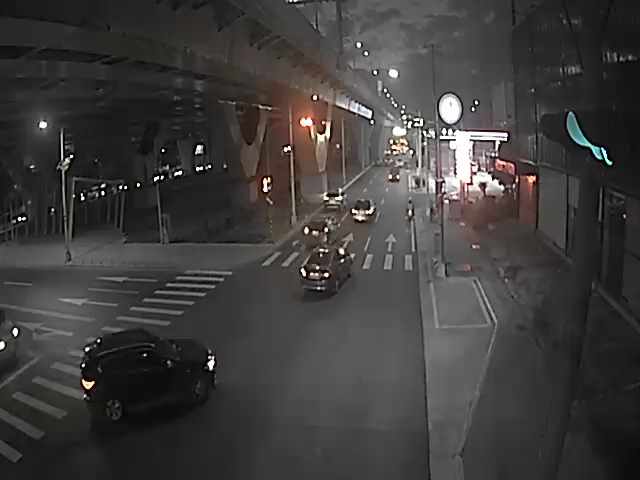 環中路/松竹路(右側車流往中清路)