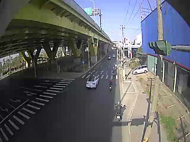 環中路/松竹路(右側車流往中清路)