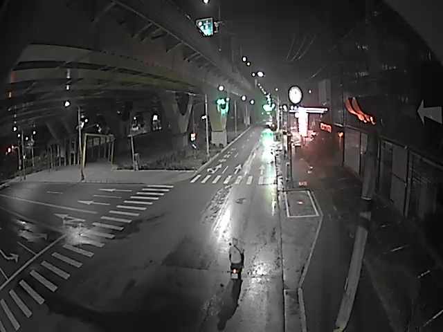台中市北屯區環中路/松竹路(右側車流往中清路)