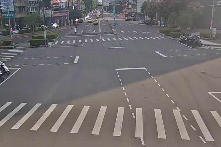 台中市道路 [01271]進化路/精武路(右側車流往自由路),Jinhua Rd./Jingwu Rd.(Right side Traffic flow to Ziyou Rd.) 距離1.3公里