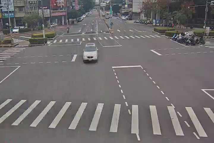 台中市東區進化路/精武路(右側車流往自由路)